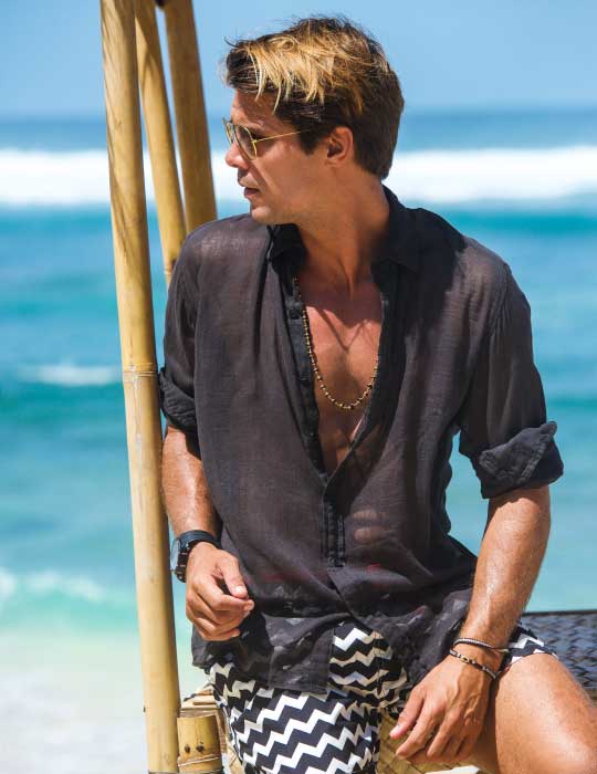 Men's Bali Cotton Shirts - Muslin