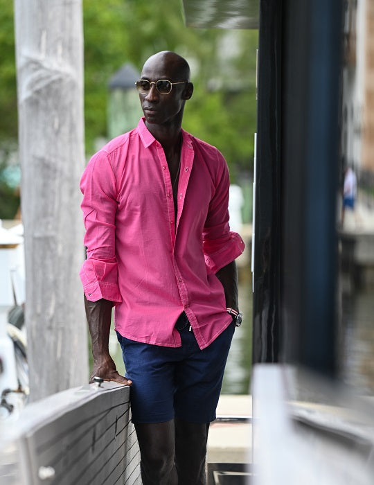 Men's Bali Cotton Shirts - Muslin