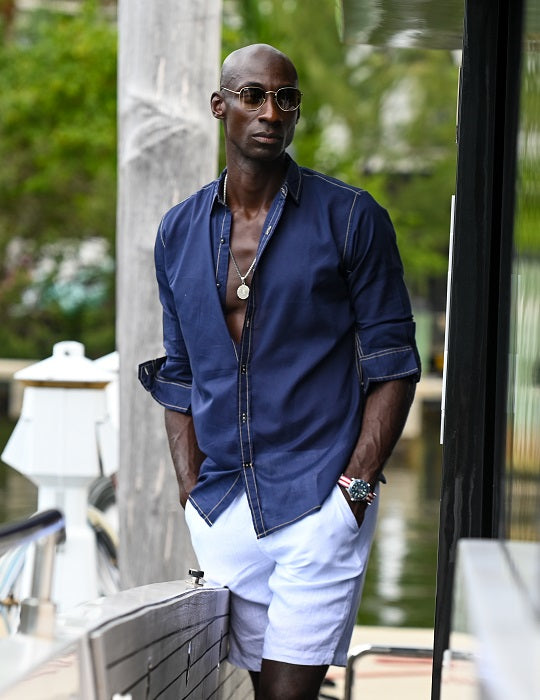Men's Bali Cotton Shirts - Muslin