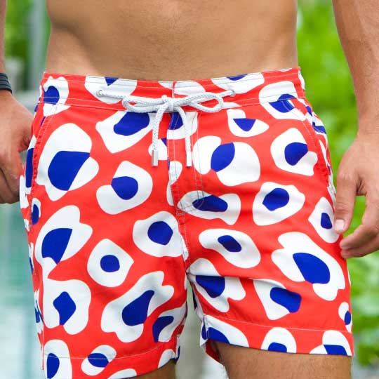 Men's Bora Bora Tailored Swim Shorts - Animal