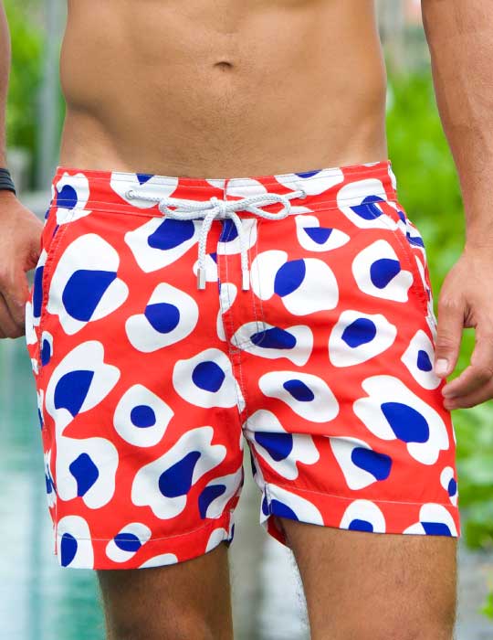 Men's Bora Bora Tailored Swim Shorts - Animal