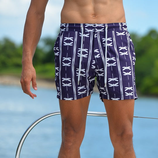 Men's Bora Bora Tailored Swim Shorts - Dragonfly