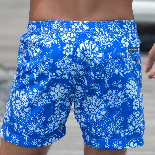 Men's Bora Bora Tailored Swim Shorts - Floral