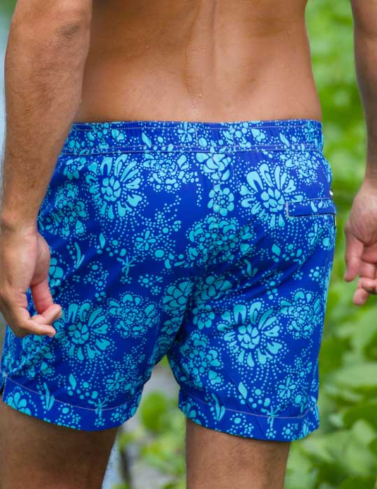 Men's Bora Bora Tailored Swim Shorts - Floral