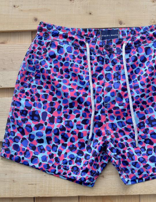 Men's Bora Bora Tailored Swim Shorts - Leopard