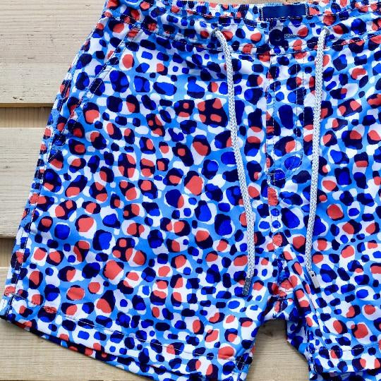 Men's Bora Bora Tailored Swim Shorts - Leopard