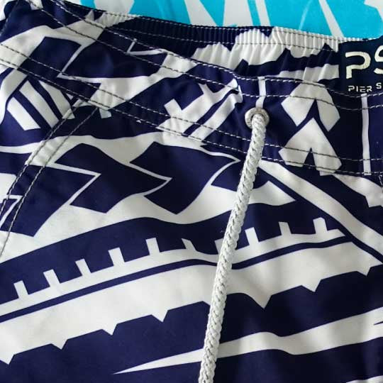 Men's Bora Bora Tailored Swim Shorts - Poly Tattoo