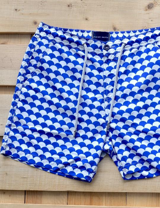 Men's Bora Bora Tailored Swim Shorts - Scales