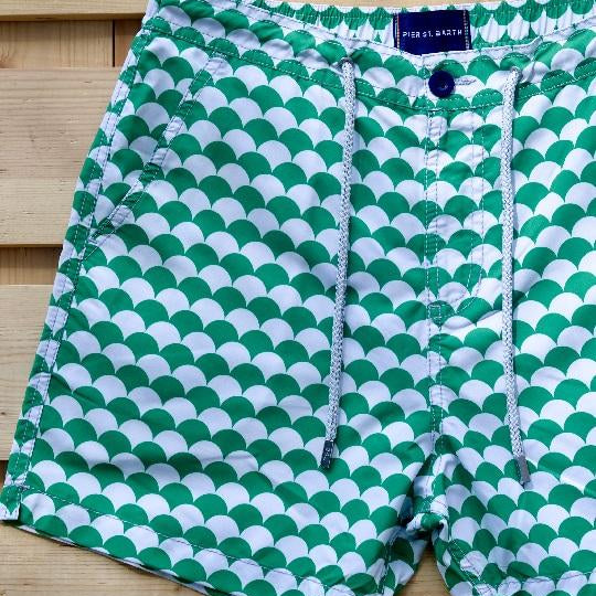 Men's Bora Bora Tailored Swim Shorts - Scales