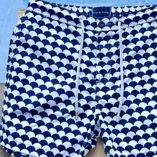 Men's Bora Bora Tailored Swim Shorts - Scales