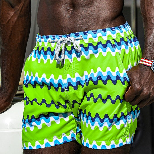 Men's Bora Bora Tailored Swim Shorts - Wave Galaxy