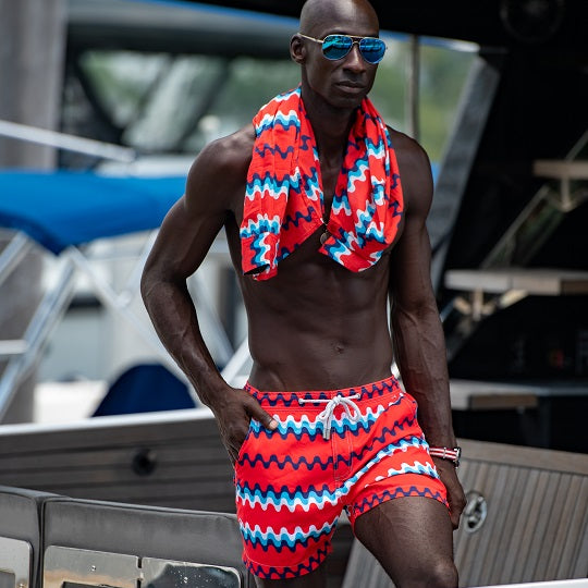 Men's Bora Bora Tailored Swim Shorts - Wave Galaxy
