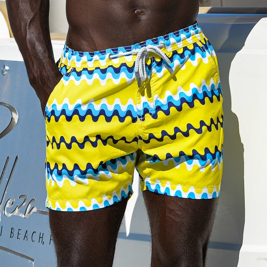 Men's Bora Bora Tailored Swim Shorts - Wave Galaxy