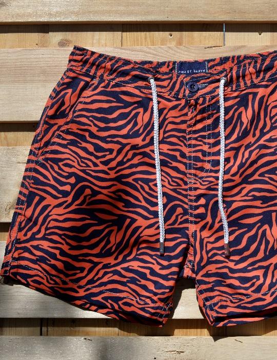 Men's Bora Bora Tailored Swim Shorts - Zebra