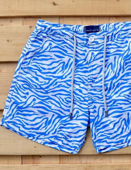 Men's Bora Bora Tailored Swim Shorts - Zebra