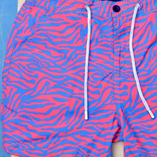 Men's Bora Bora Tailored Swim Shorts - Zebra