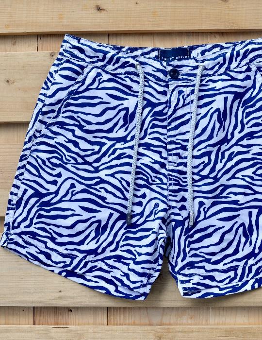 Men's Bora Bora Tailored Swim Shorts - Zebra
