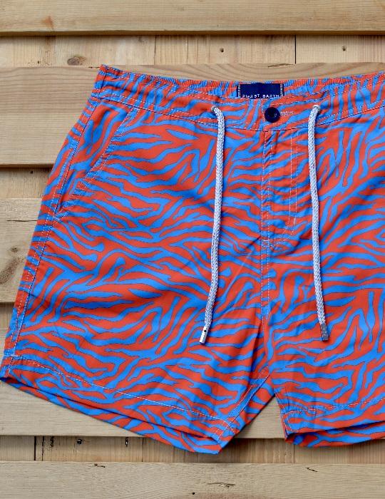 Men's Bora Bora Tailored Swim Shorts - Zebra