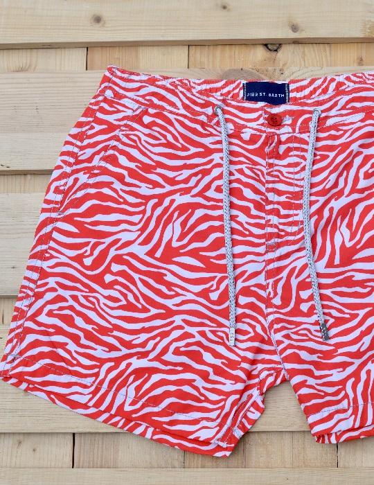 Men's Bora Bora Tailored Swim Shorts - Zebra