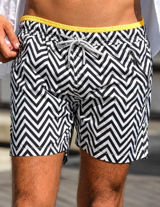 Men's Cannes Sports Swim Shorts - BW Wave