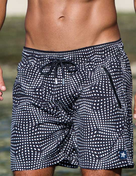 Men's Cannes Sports Swim Shorts - Space Molecules
