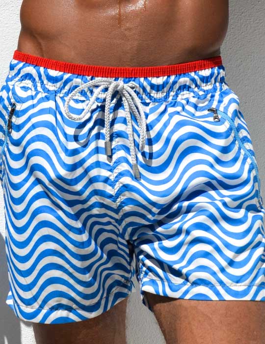 Men's Cannes Sports Swim Shorts - Wave