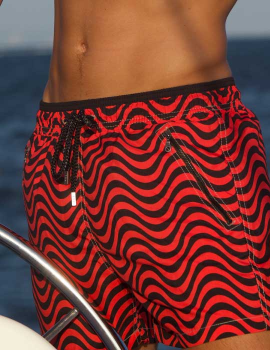 Men's Cannes Sports Swim Shorts - Wave