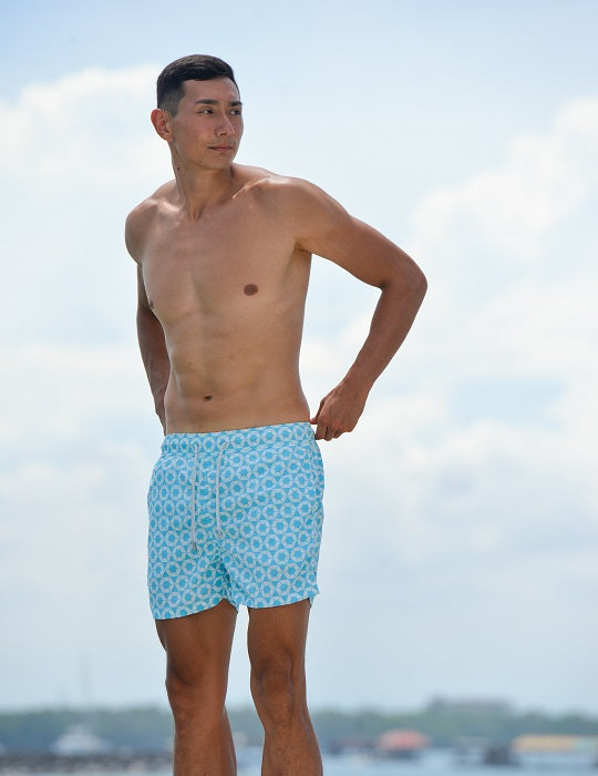 Men's Catamaran Sports Swim Shorts - Hexa