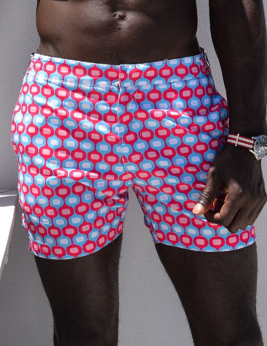 Men's Hamptons Tailored Swim Shorts - Ipanema New