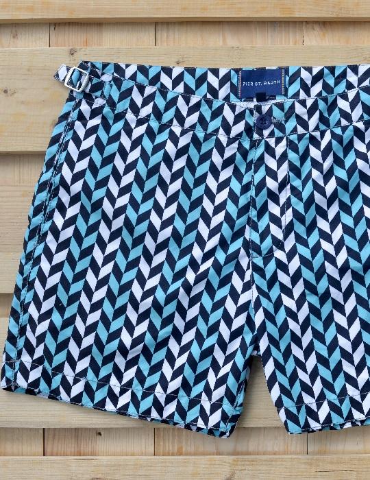Men's Hamptons Tailored Swim Shorts - Tracks Small