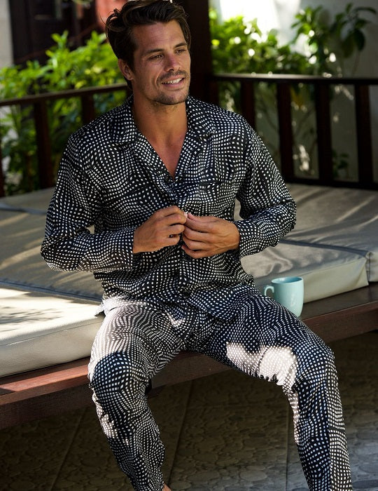 Men's London Pyjamas Set - Space Molecules