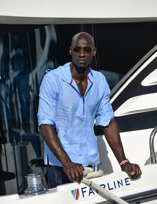 Long Beach Solid Linen Hoodies