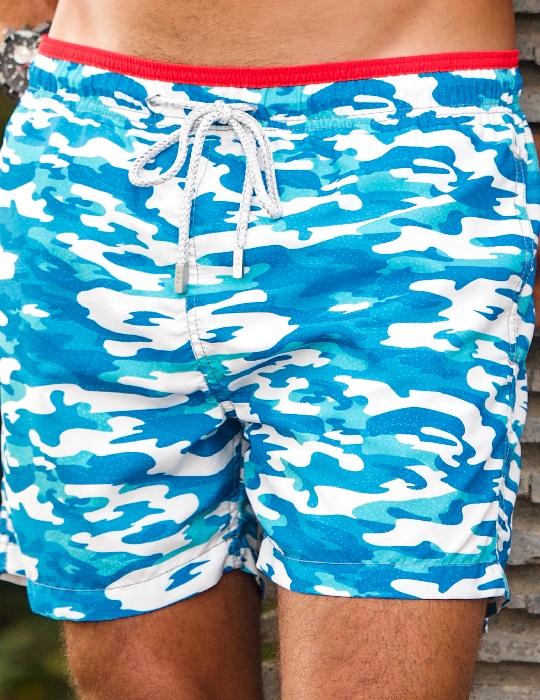 Men's Pier Sports Swim Shorts - Camo Prints
