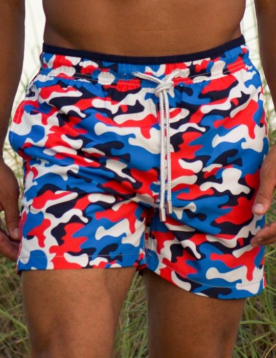 Men's Pier Sports Swim Shorts - Camo Prints