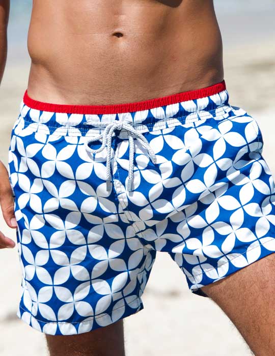Men's Pier Sports Swim Shorts - Diamond Stars