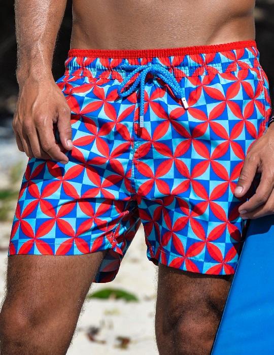 Men's Pier Sports Swim Shorts - Geoflower