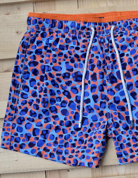 Men's Pier Sports Swim Shorts - Leopard