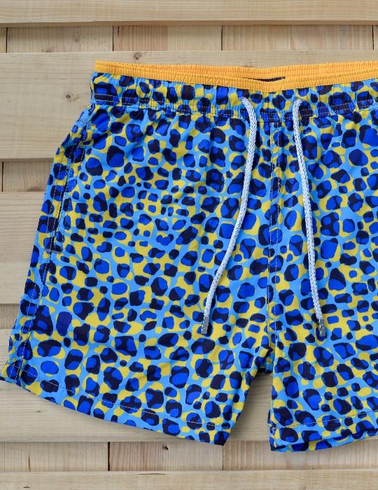Men's Pier Sports Swim Shorts - Leopard