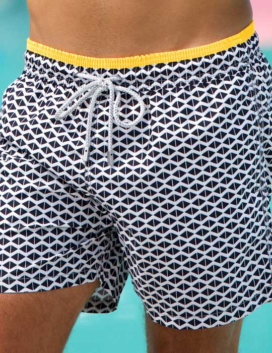 Men's Pier Sports Swim Shorts - Mini Diamond