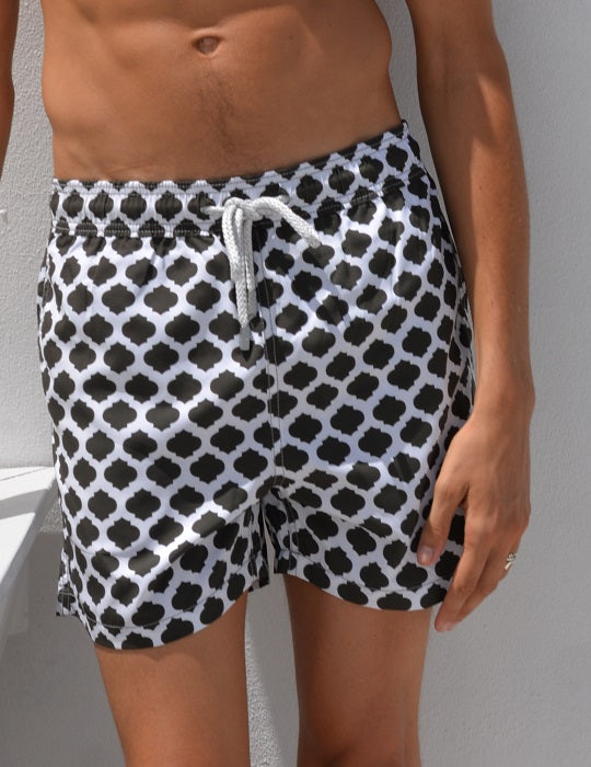 Men's Pier Sports Swim Shorts - Moroccan