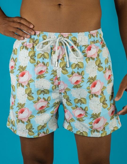 Men's Pier Sports Swim Shorts - Peony