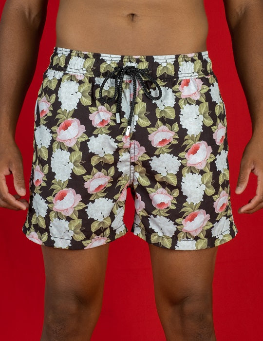 Men's Pier Sports Swim Shorts - Peony