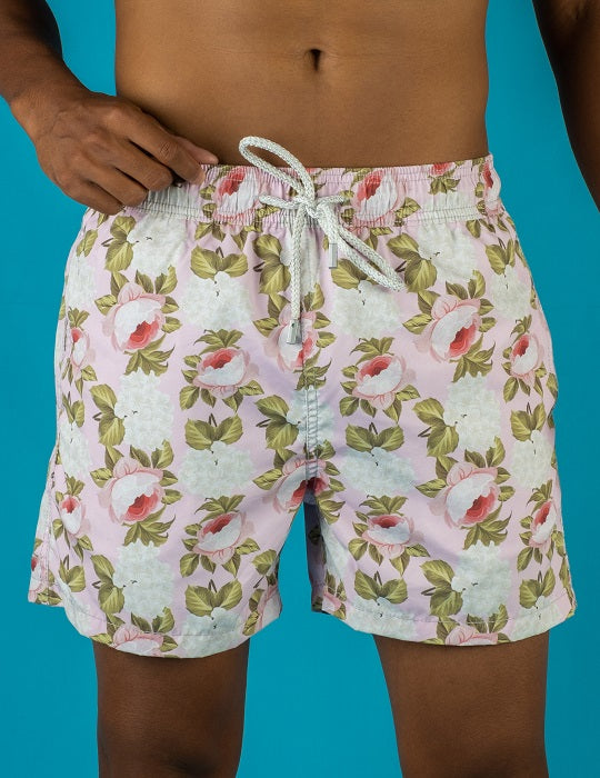 Men's Pier Sports Swim Shorts - Peony