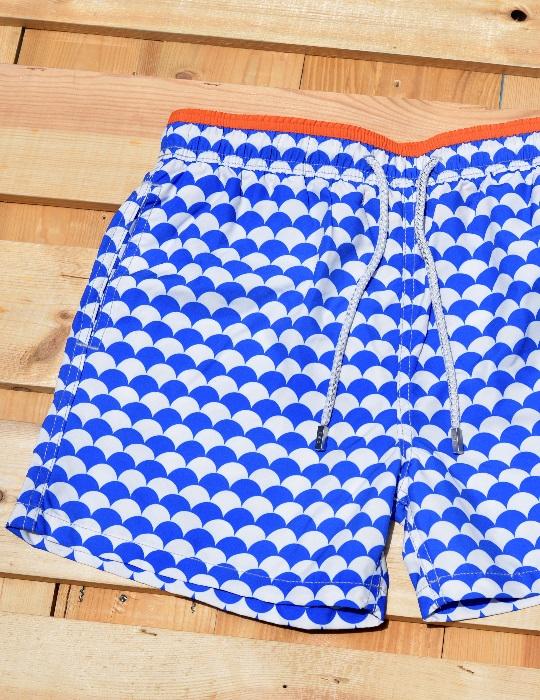 Men's Pier Sports Swim Shorts - Scales