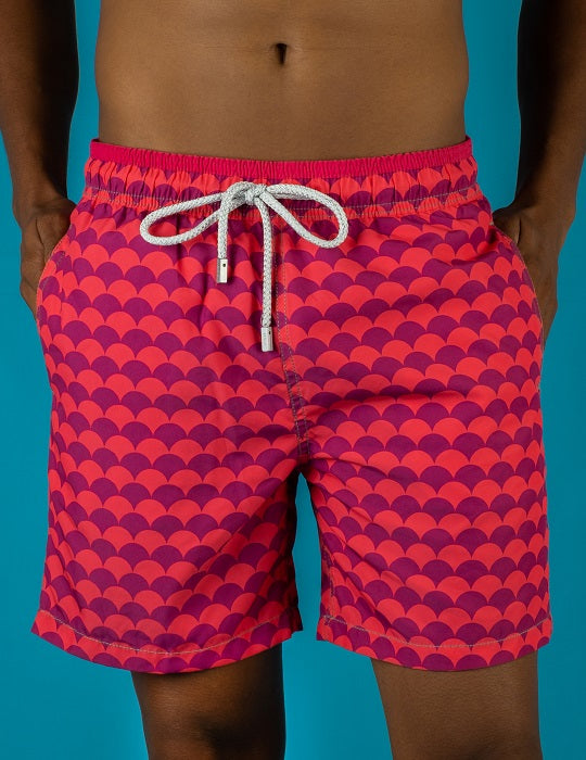 Men's Pier Sports Swim Shorts - Scales