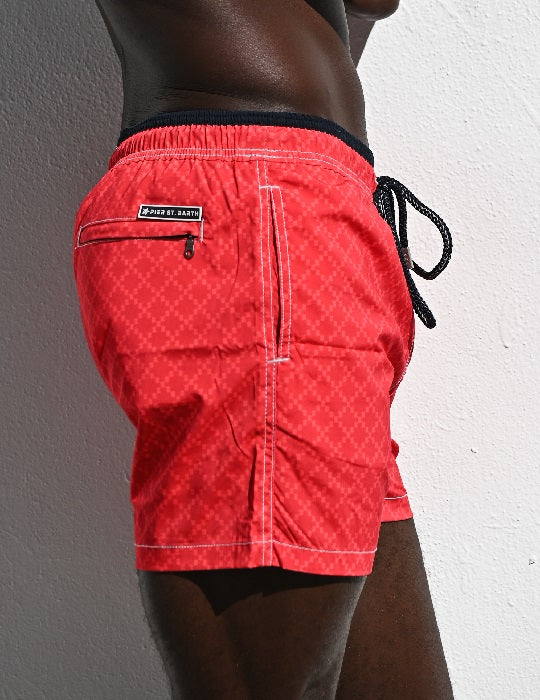 Men's Pier Sports Swim Shorts Spool Checks