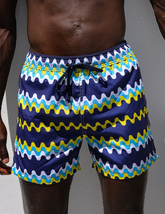 Men's Pier Sports Swim Shorts - Wave Galaxy