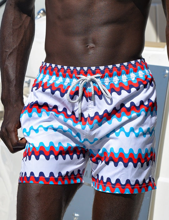 Men's Pier Sports Swim Shorts - Wave Galaxy