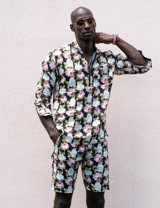 Men's Sorrento Patterned Linen Shirts