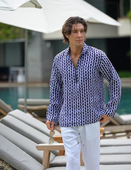 Sorrento Patterned Linen Shirts